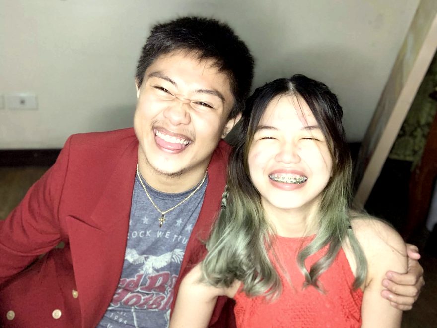 Grace and Elmar laughing